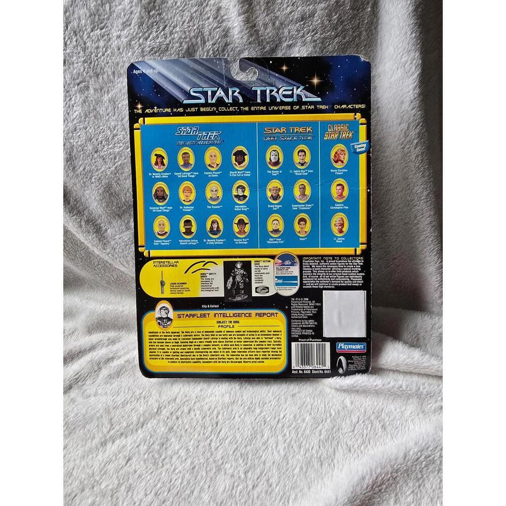 vintage 1992 Playmates Star Trek: The Next Generation Borg - Picture 4 of 4